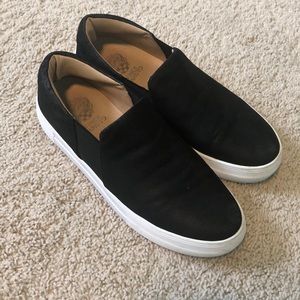 Vince Camuto slip on black shoes